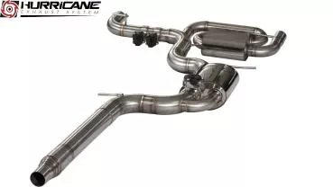Hurricane Exhaust 3.5" ECE Klappenanlage für VW Golf GTI 7.5 Performance OPF V3
